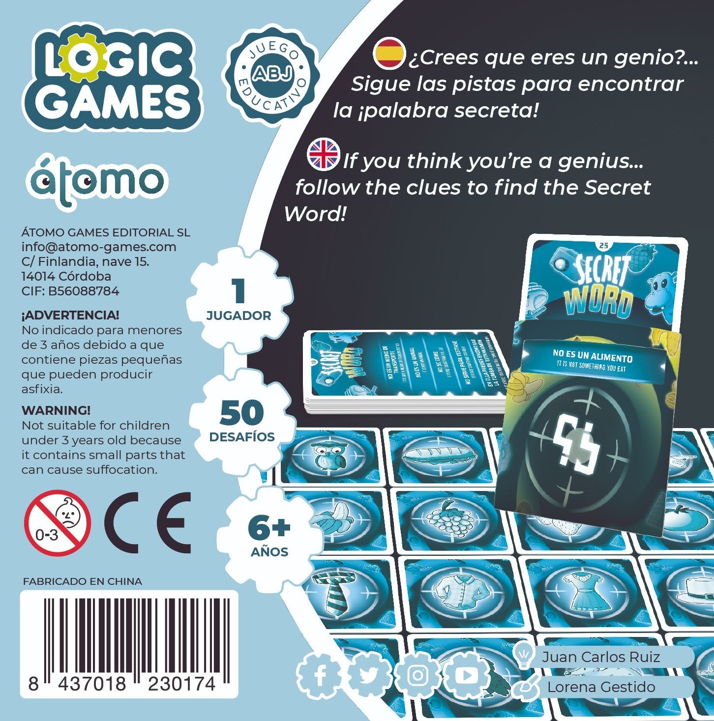 Secret word - Átomo