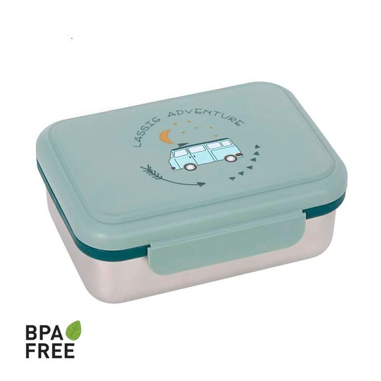 Caja almuerzo acero inox aventuras