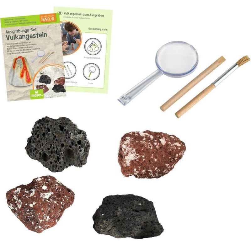 Set de excavación de roca volcánica - Moses