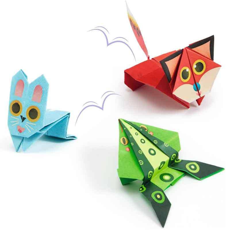 Papiroflexia Origami Animales saltarines - Djeco