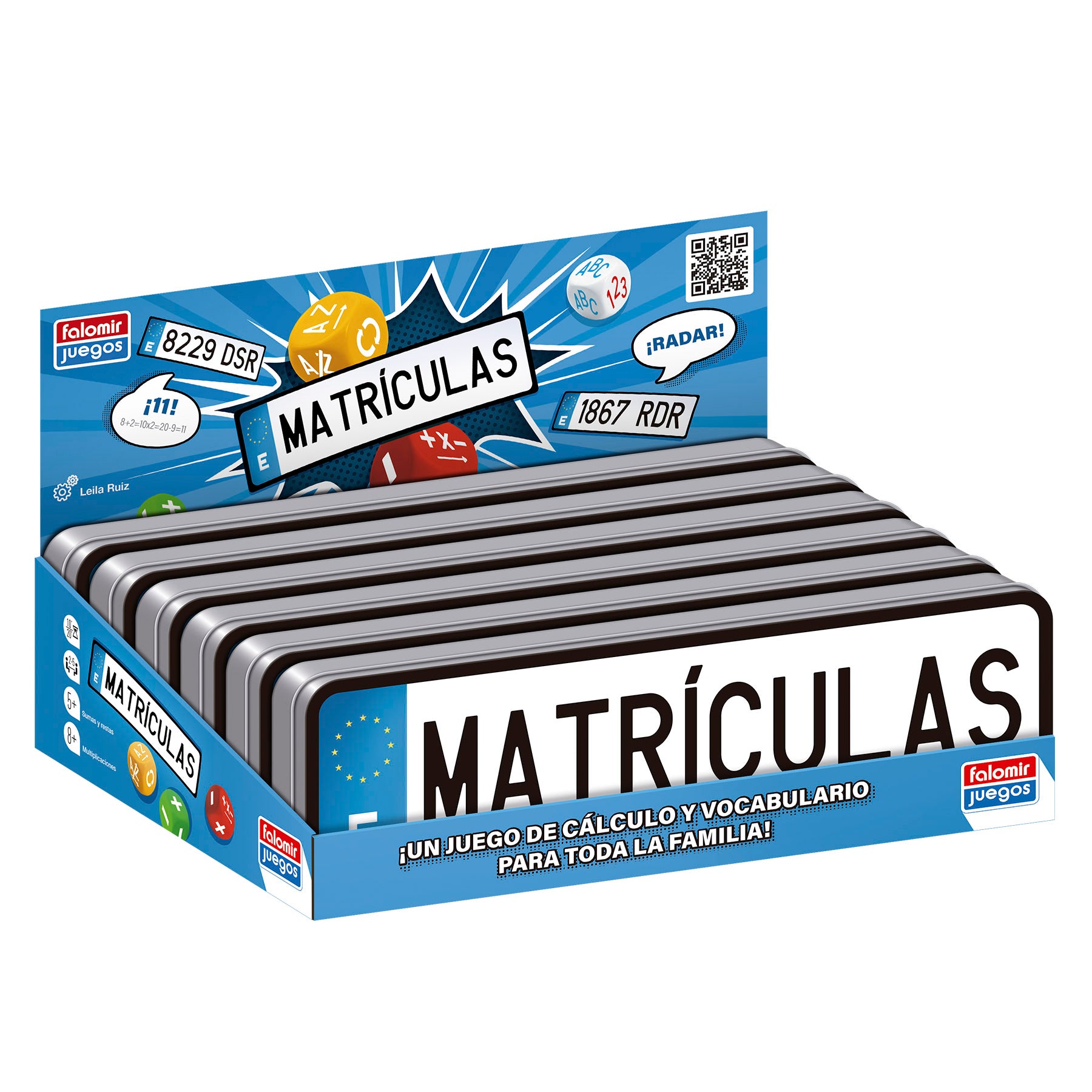 Matrículas – números y letras