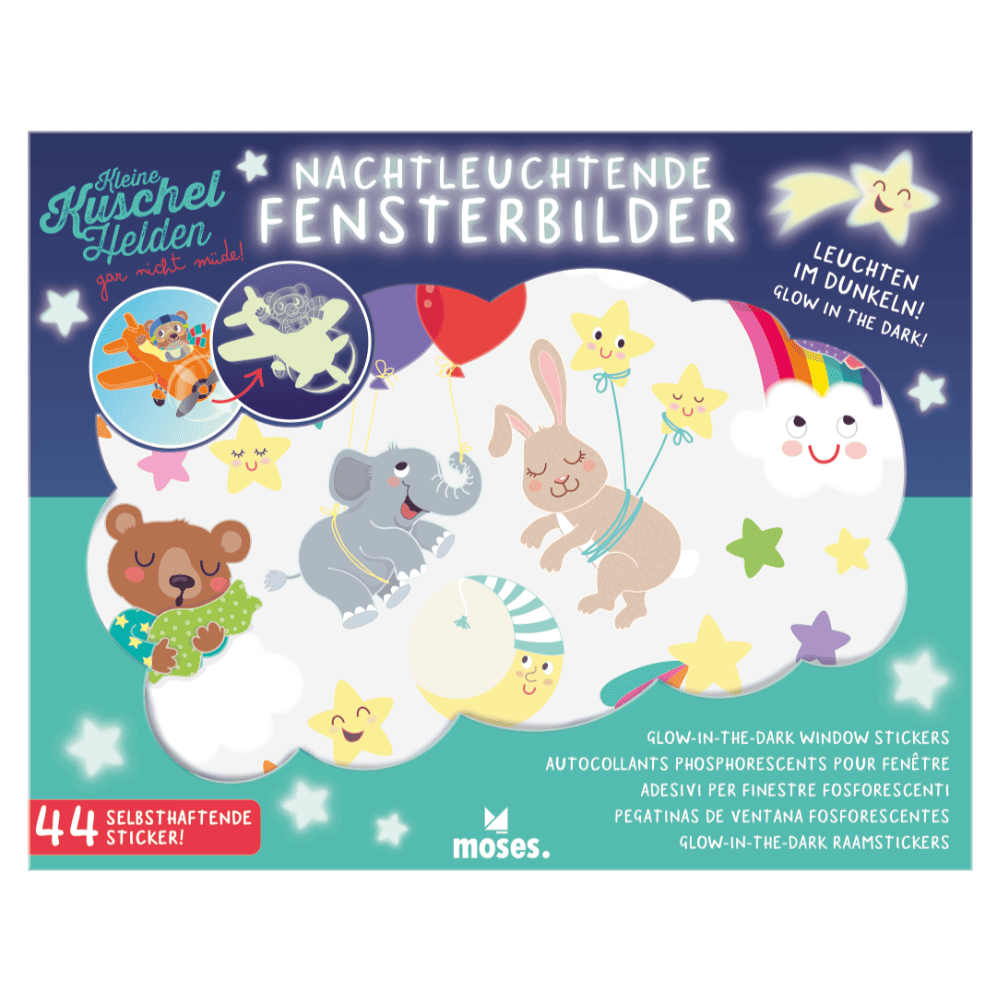 Pegatinas fluorescentes para ventana - Moses