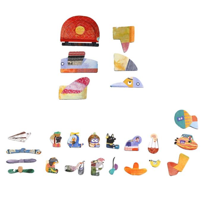 Puzzle magnético de viaje: Aviones - MierEdu