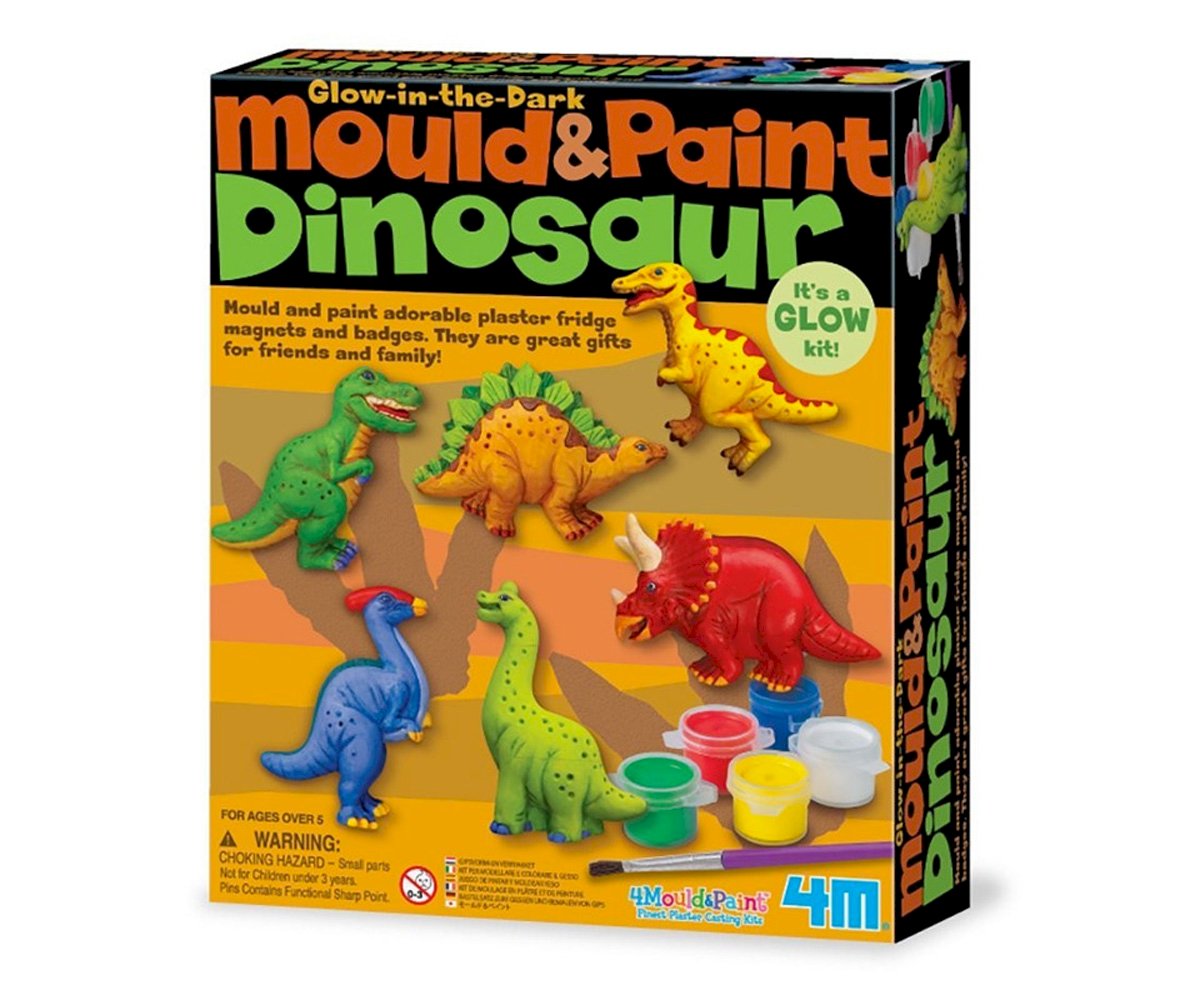 Moldea y pinta: Dinosaurios - 4M