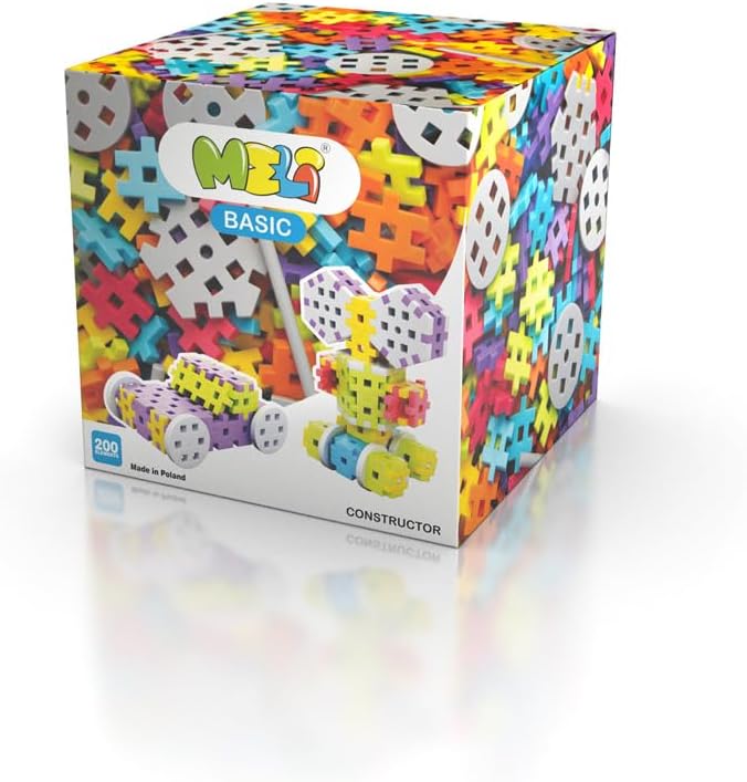 Bloques construcción MELI – Basic 200 piezas constructor