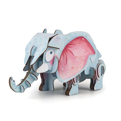 Mini Puzzle 3D con sonido Elefante - mierEdu