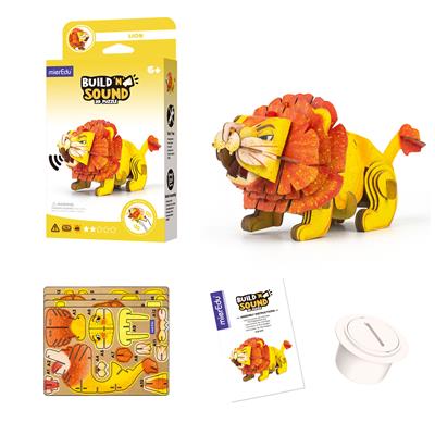 Mini Puzzle 3D con sonido León - mierEdu
