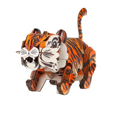 Mini Puzzle 3D con sonido Tiger - mierEdu
