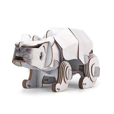 Mini Puzzle 3D con sonido Oso Polar - mierEdu