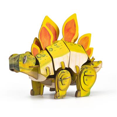 Mini Puzzle 3D con sonido Estegosaurio - mierEdu