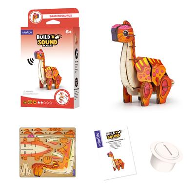 Puzzle Build'n' Sound 3D Braquiosaurio - mierEdu