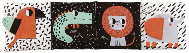 Animales de la jungla - Mi primer libro de tela