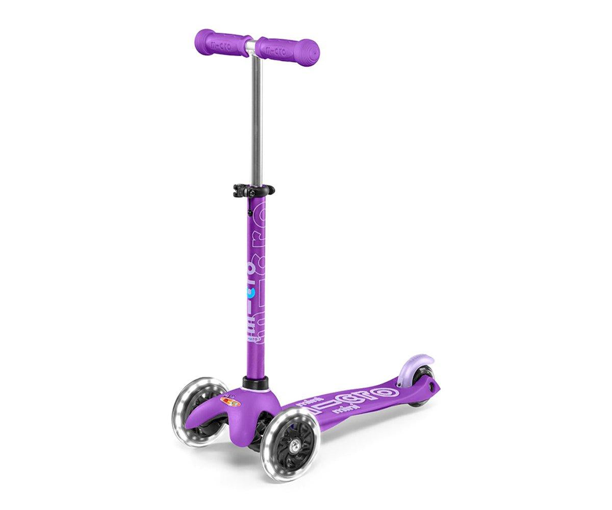 Patinete Mini Micro Deluxe Lila Led Micro