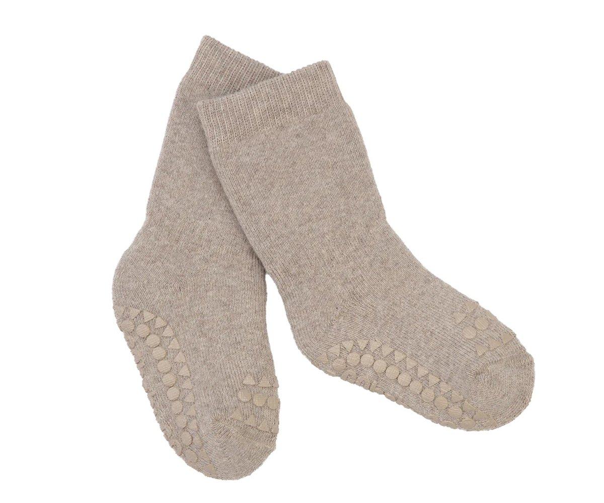 Calcetines Algodón Antideslizante beige