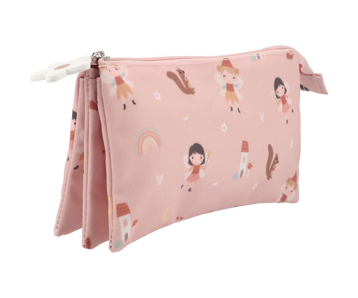 Estuche con 3 Compartimentos Wild Fairies