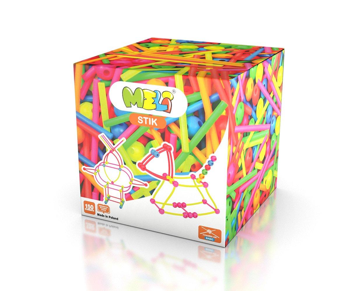 Bloques construcción MELI NEÓN – Stik 150 piezas