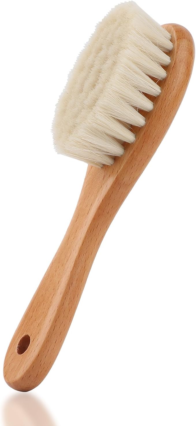 Cepillo madera de cerdas naturales