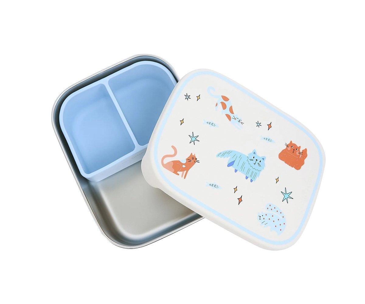 Caja almuerzo acero Meowtiful Cats