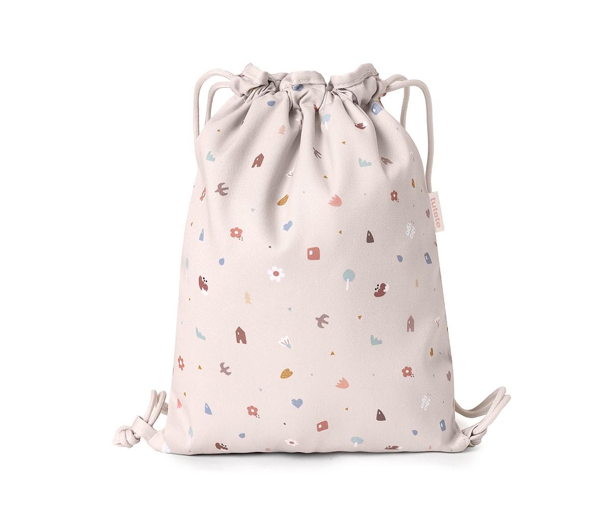 Mochila Saco Tela Geometric Nature