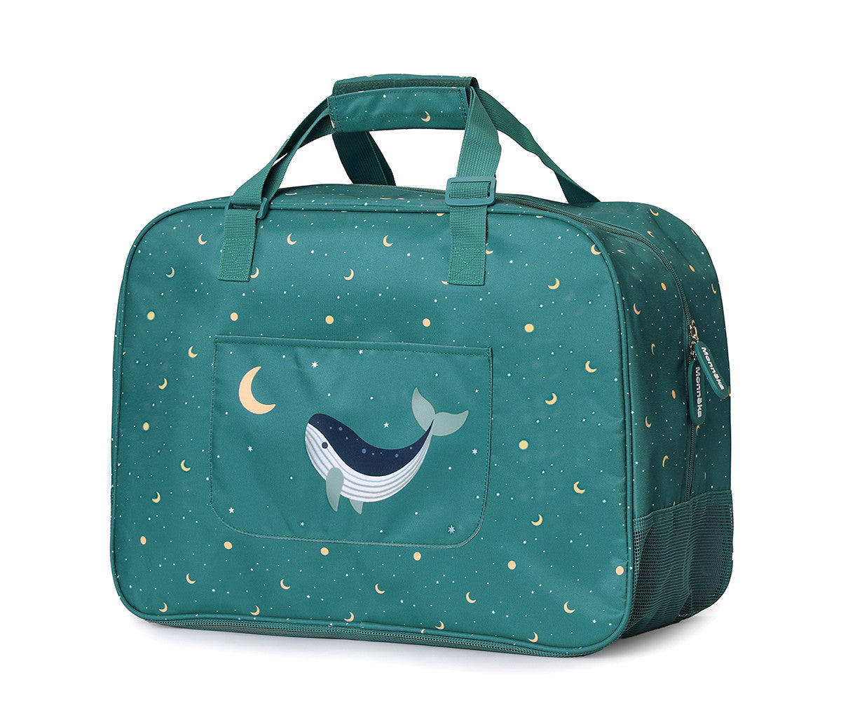 Bolso de playa antiarena Whale Teal