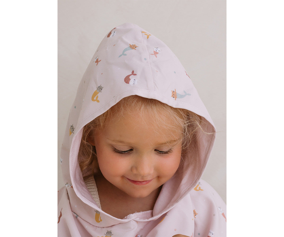 Poncho de Playa Mermaid Cats