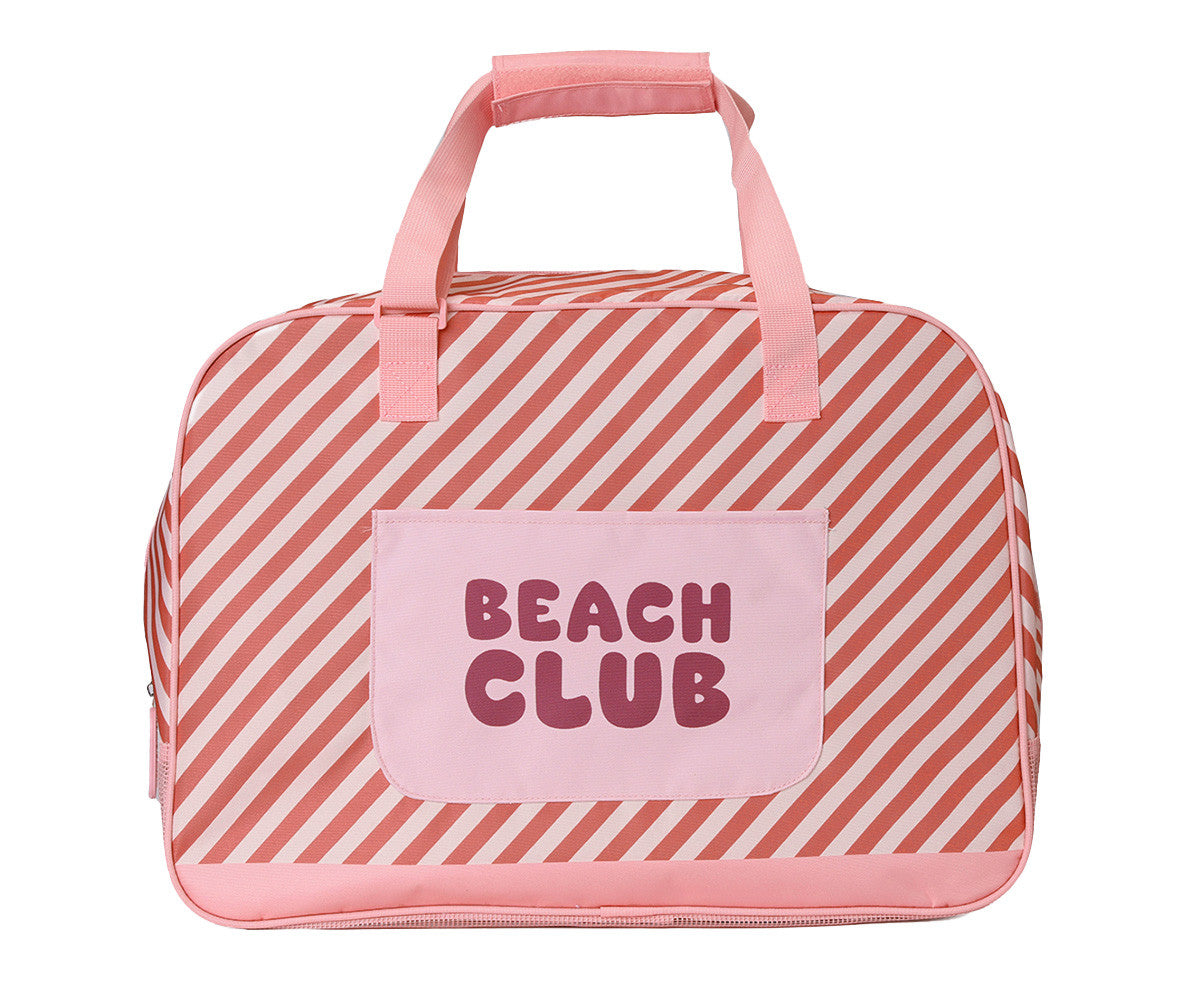 Bolso de playa antiarena Stripes Bloom & Blush