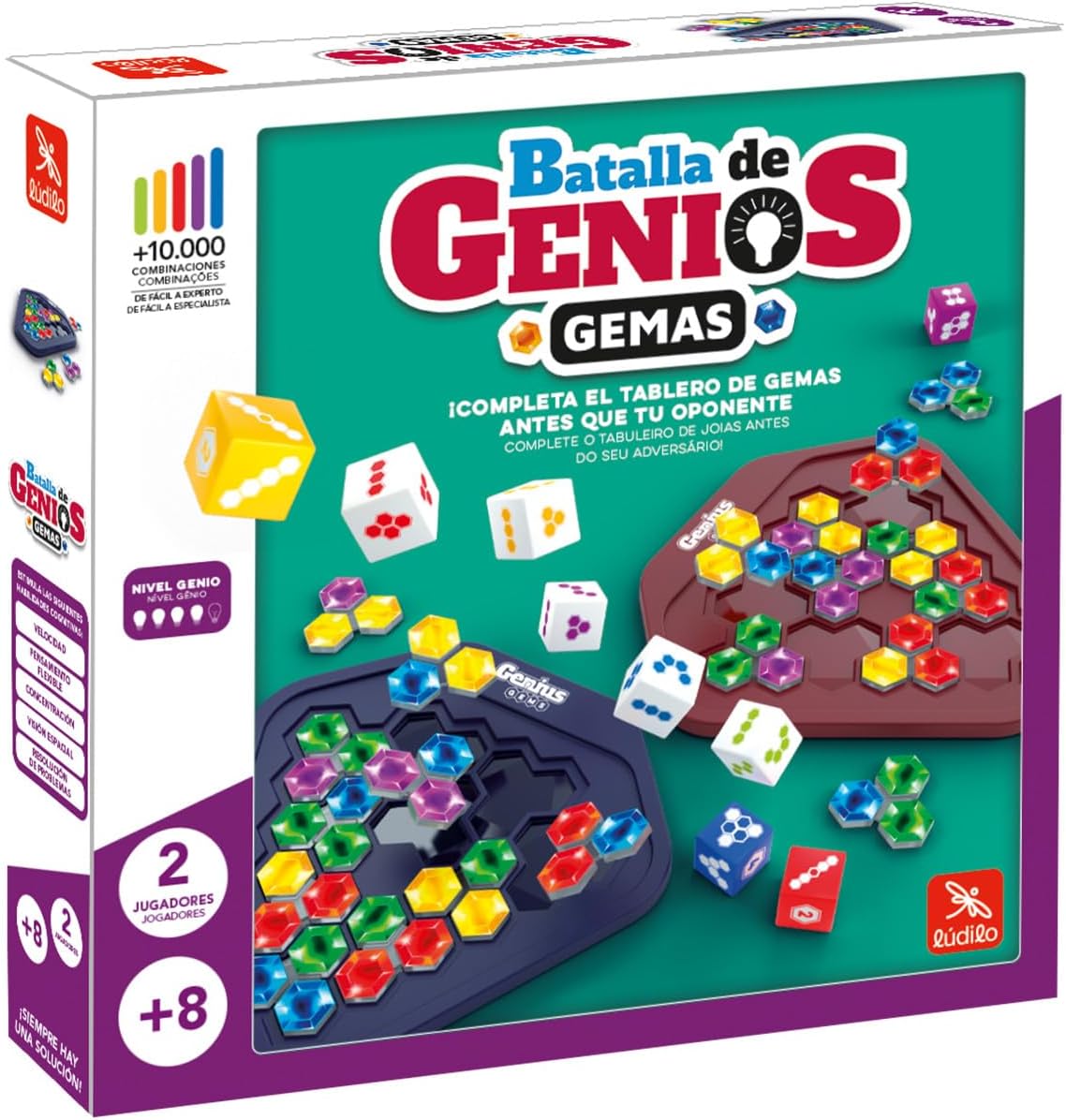 Batalla de genios Gemas