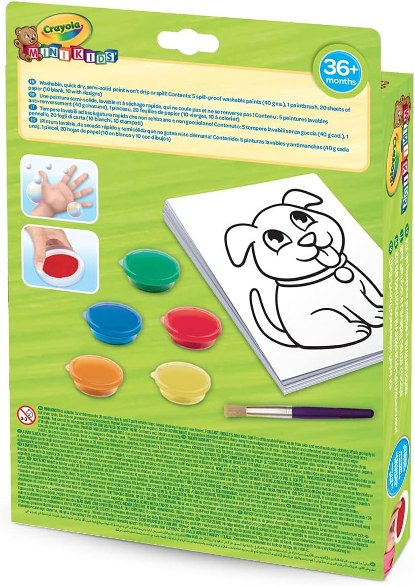 Kit de témperas lavables
