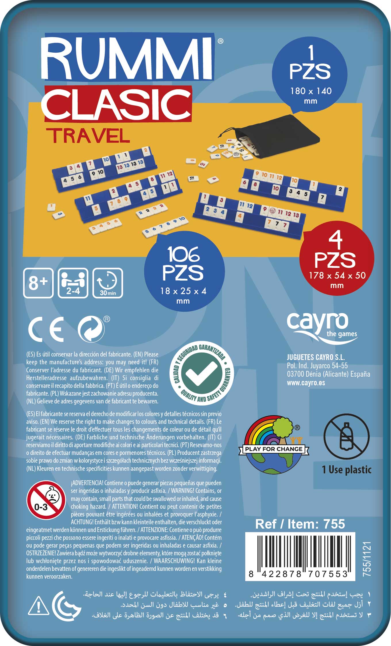 Rummi de viaje - Cayro