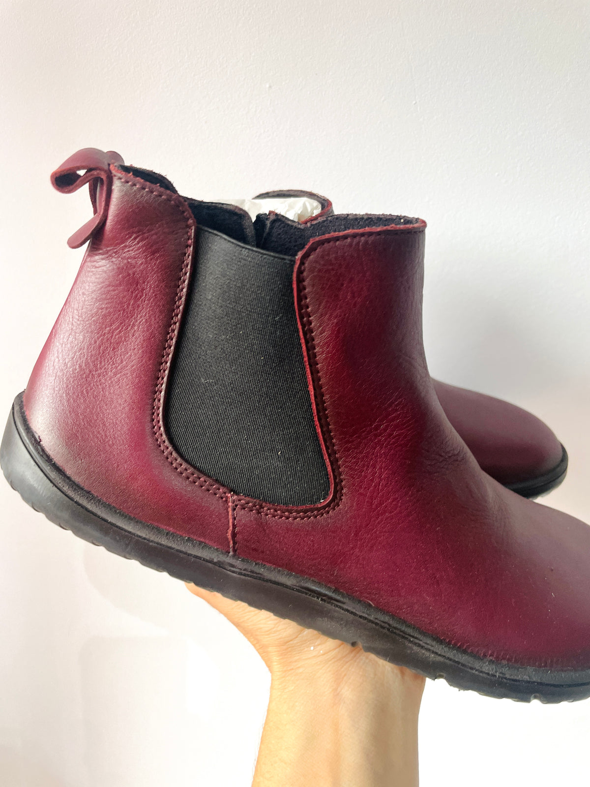 Vivant - Chelsea barefoot piel burdeos