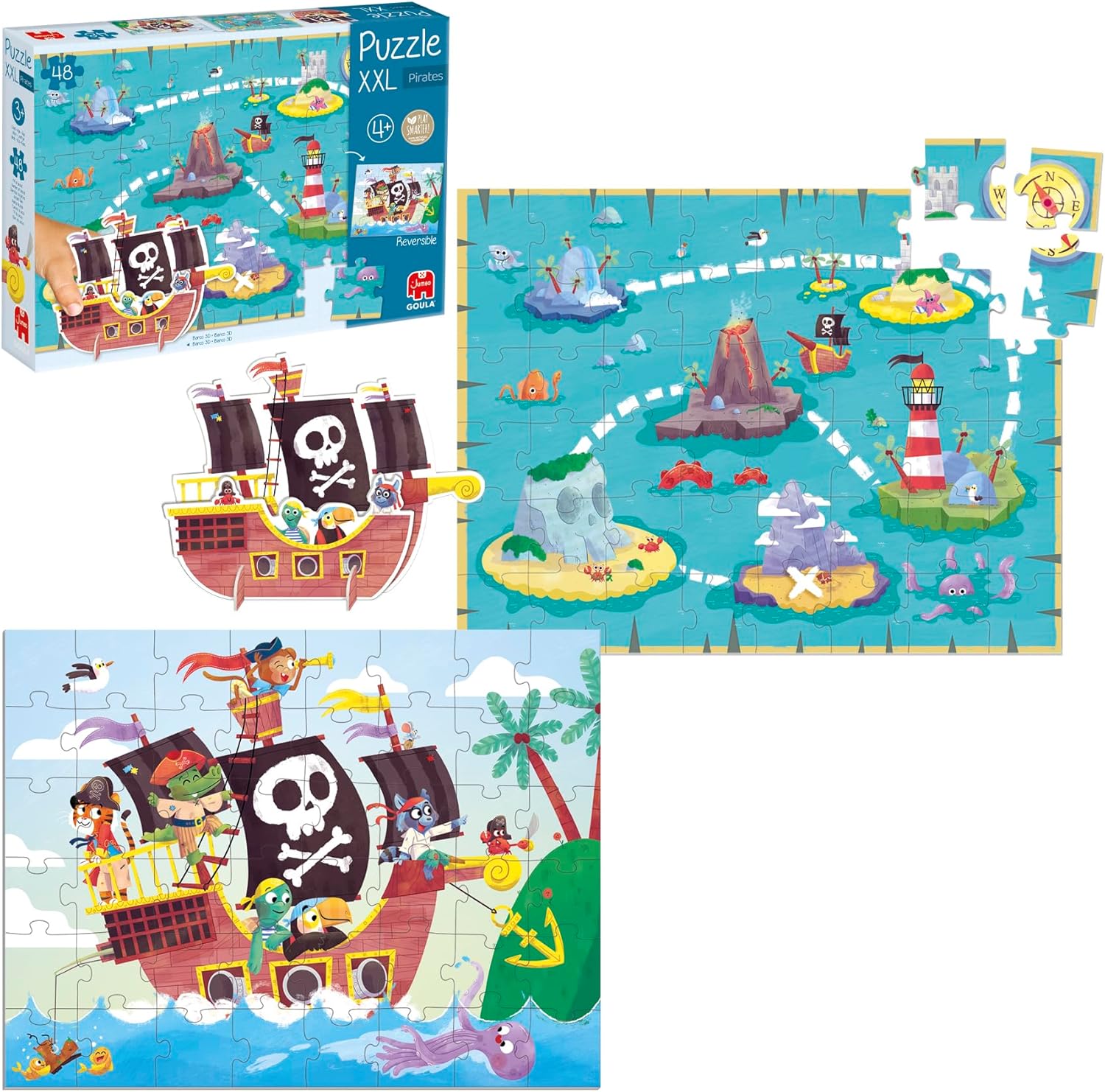 Puzzle XXL piratas - Goula