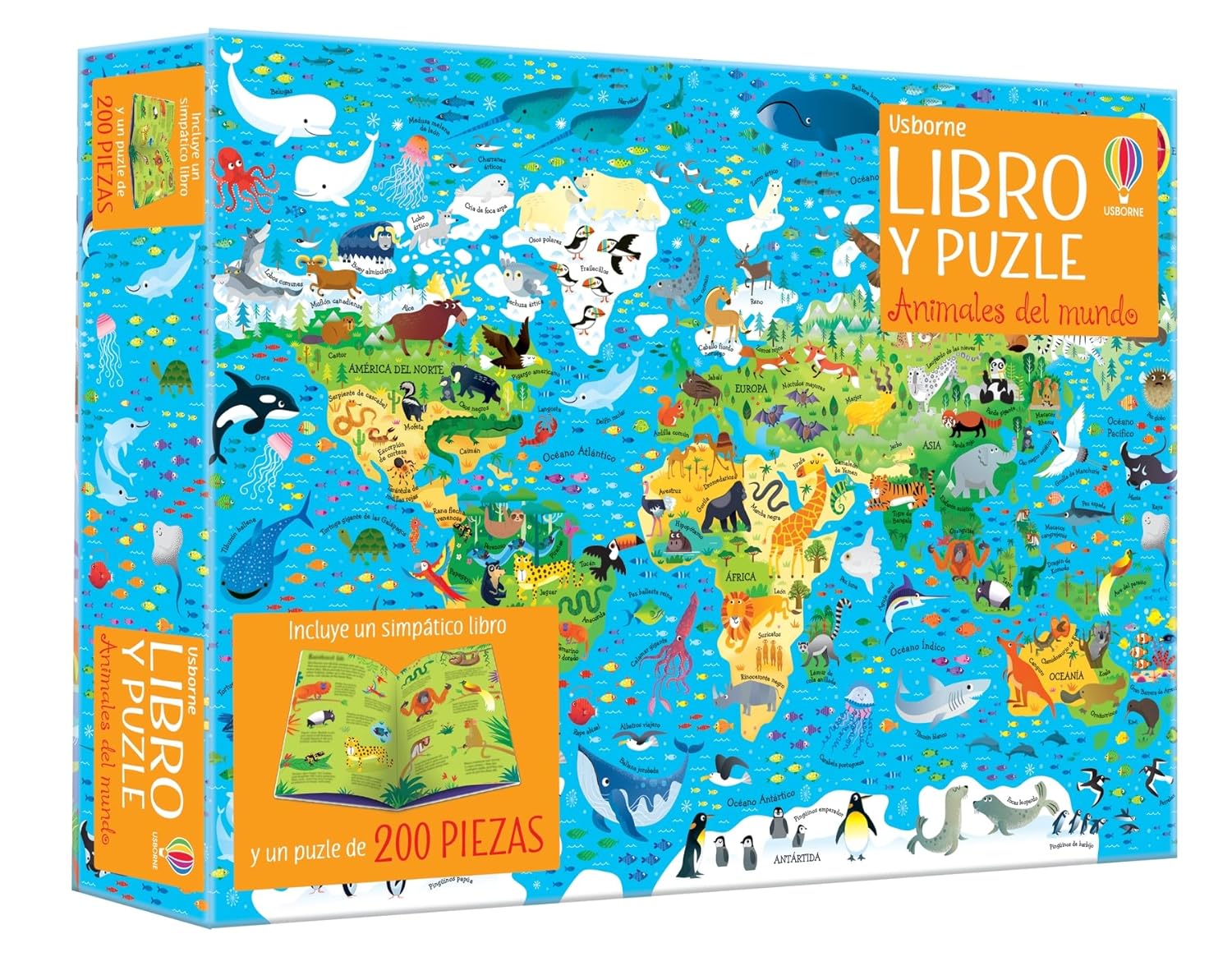 Animales del mundo (Libro puzzle)