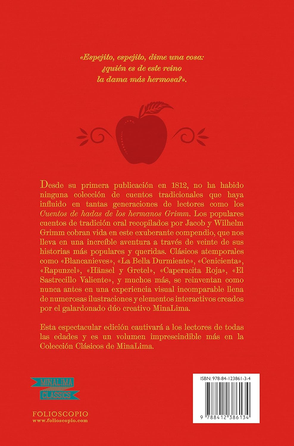 Blancanieves y otros cuentos de los hermanos Grimm (Clásicos ilustrados de MinaLima)