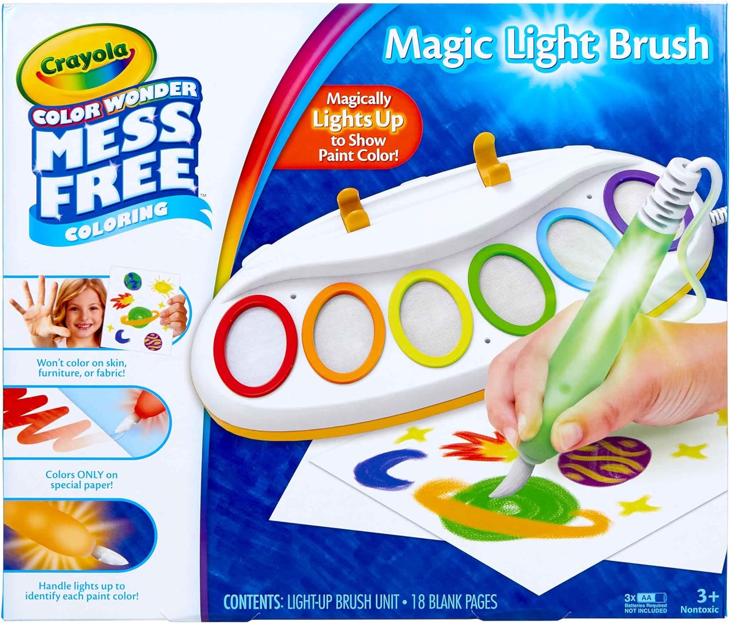 Pincel Mágico Luminoso Colorea sin Manchas-Color Wonder Crayola