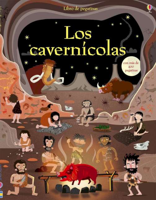 Mi primer libro de pegatinas - Los cavernícolas