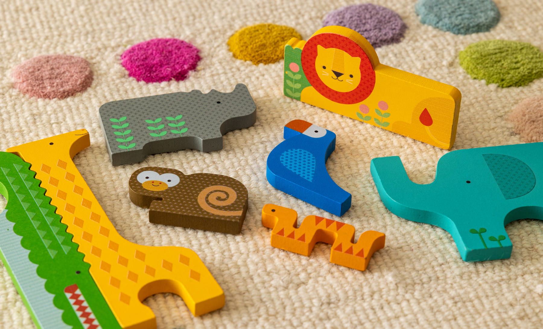 Puzzle apilable Safari