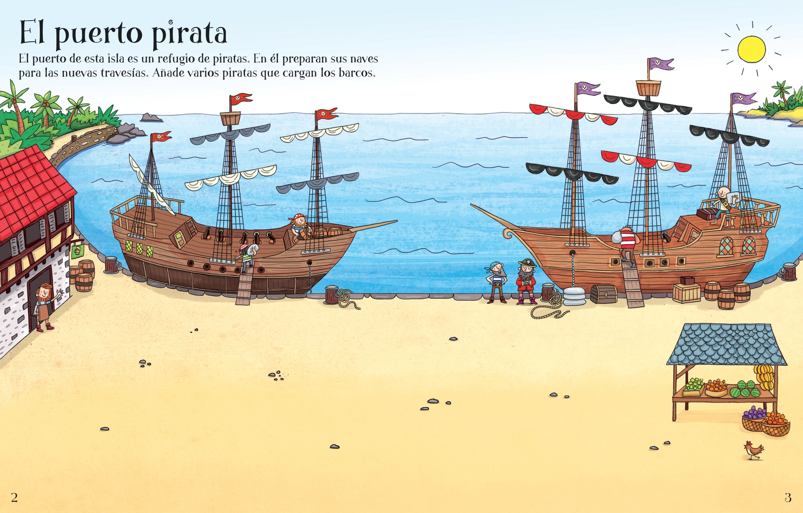Mi primer libro de pegatinas - Piratas