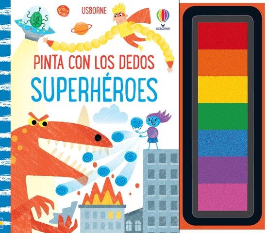 Pinta con los dedos - Superhéroes