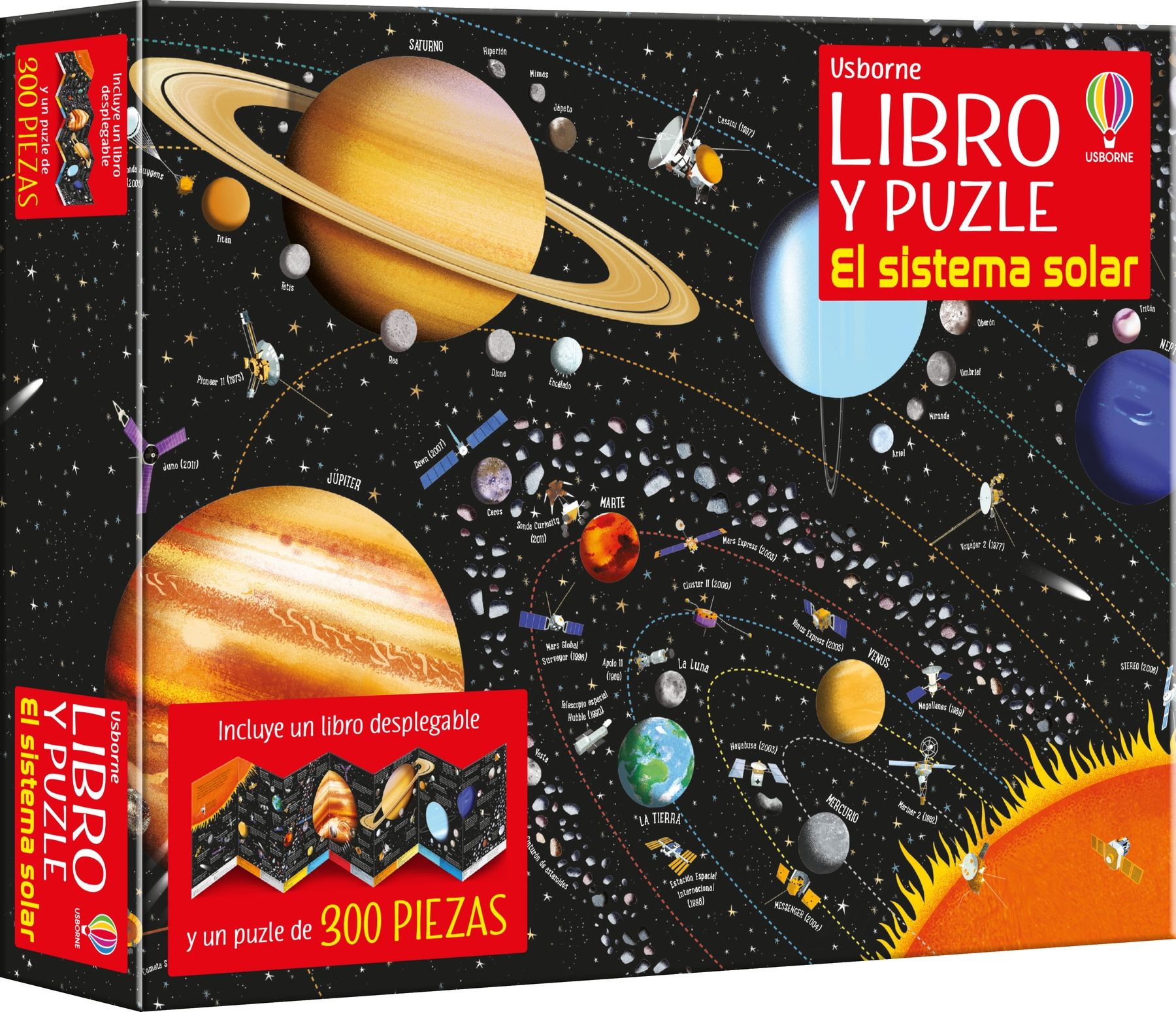 Libro y Puzzle: El sistema solar