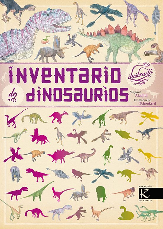 Inventario de dinosaurios ilustrado