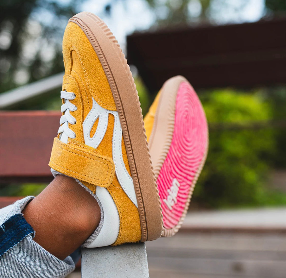 Deportivas barefoot Lejan One Amarillo