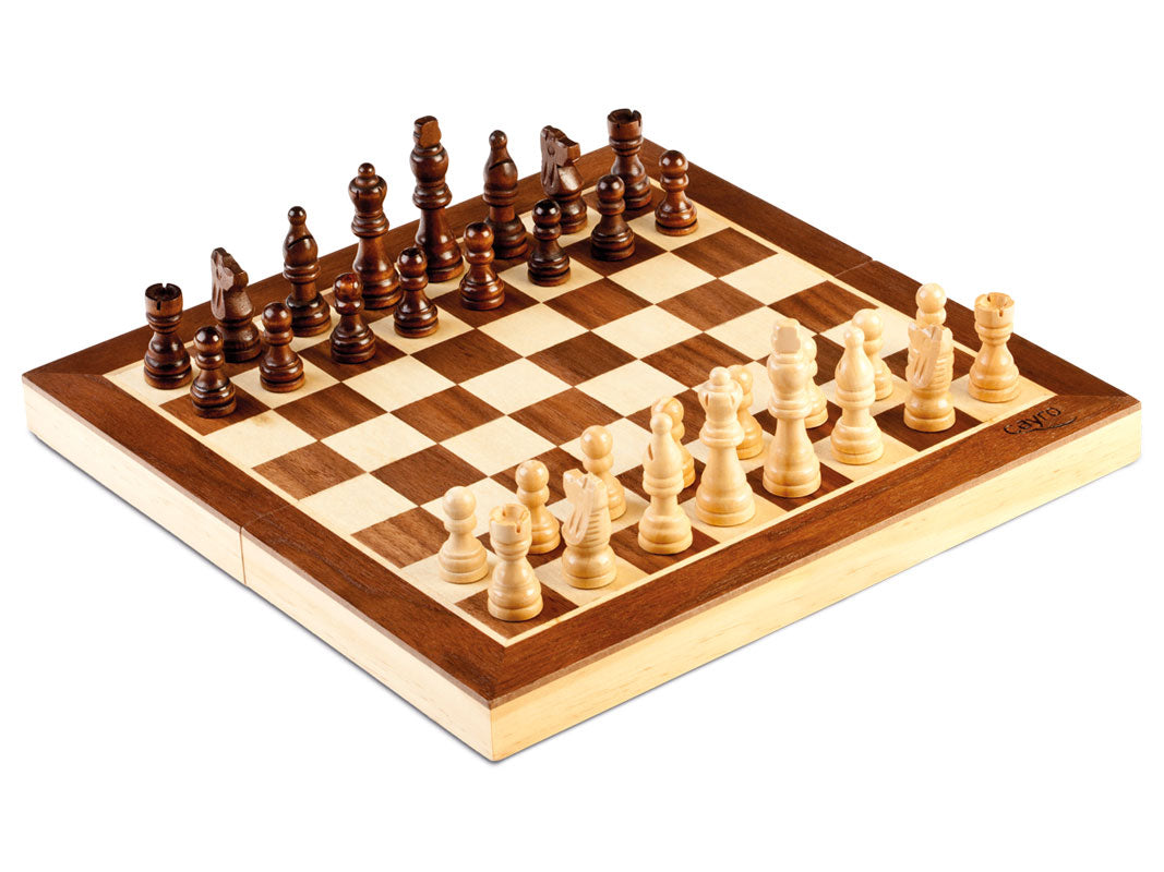 Ajedrez madera plegable