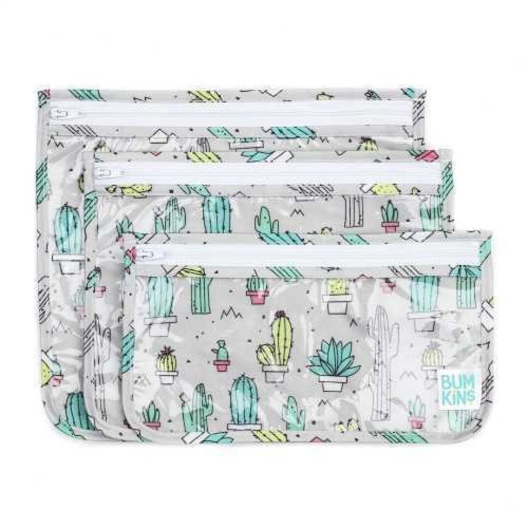 Bolsas Transparentes Bumkins Cactus