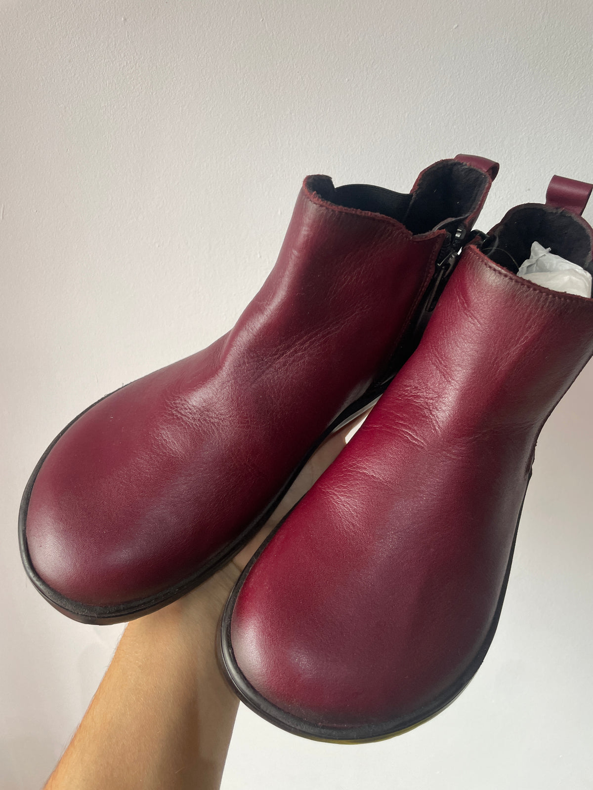 Vivant - Chelsea barefoot piel burdeos