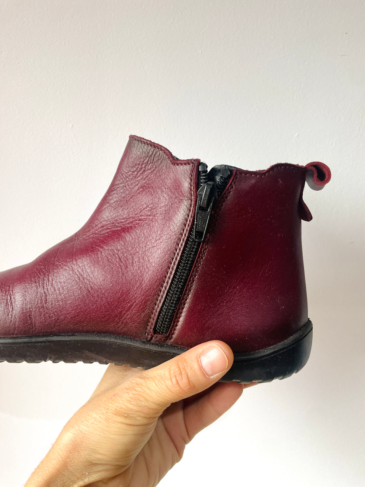 Vivant - Chelsea barefoot piel burdeos