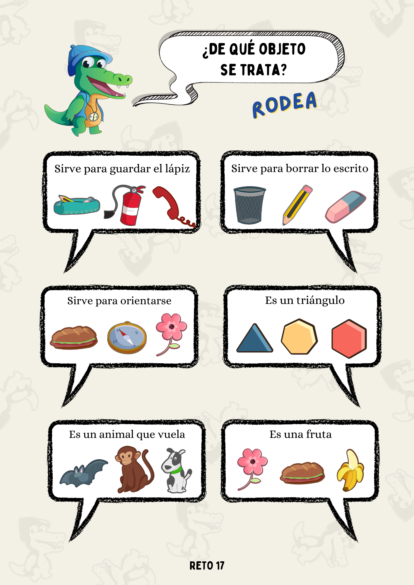 CUADERNO DE ESTIMULACIÓN COGNITIVA. ¿JUEGAS CONMIGO? +6 AÑOS2