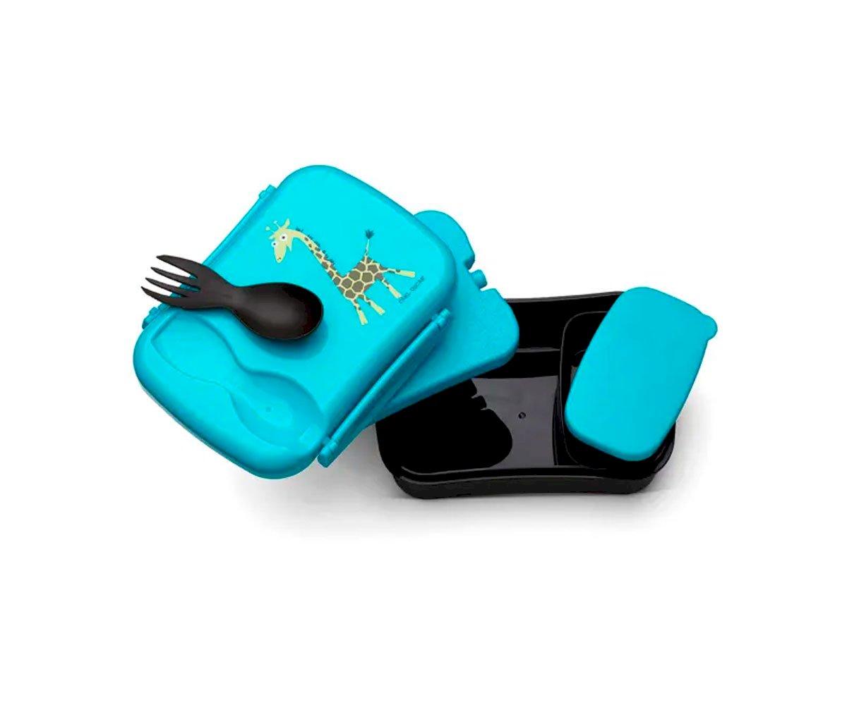Caja de Almuerzo N’ice Box Kids Jirafa Turquoise