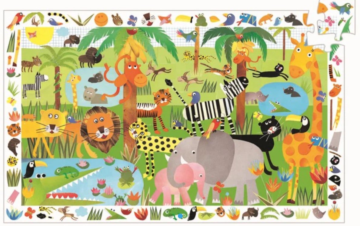 Puzzle Observación: La Jungla 35 pzs. - Djeco