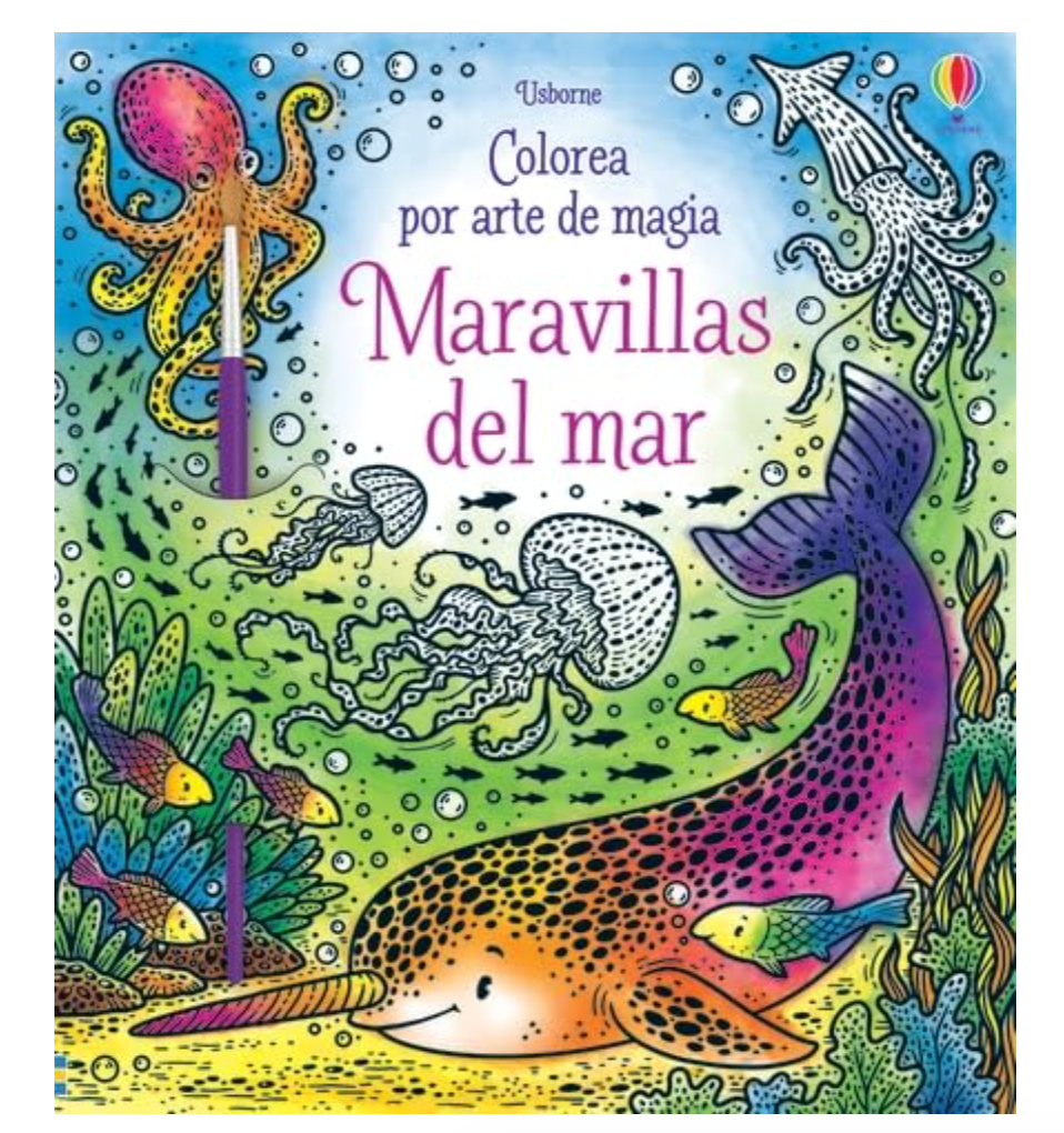 Maravillas del mar (Colorea por arte de magia)