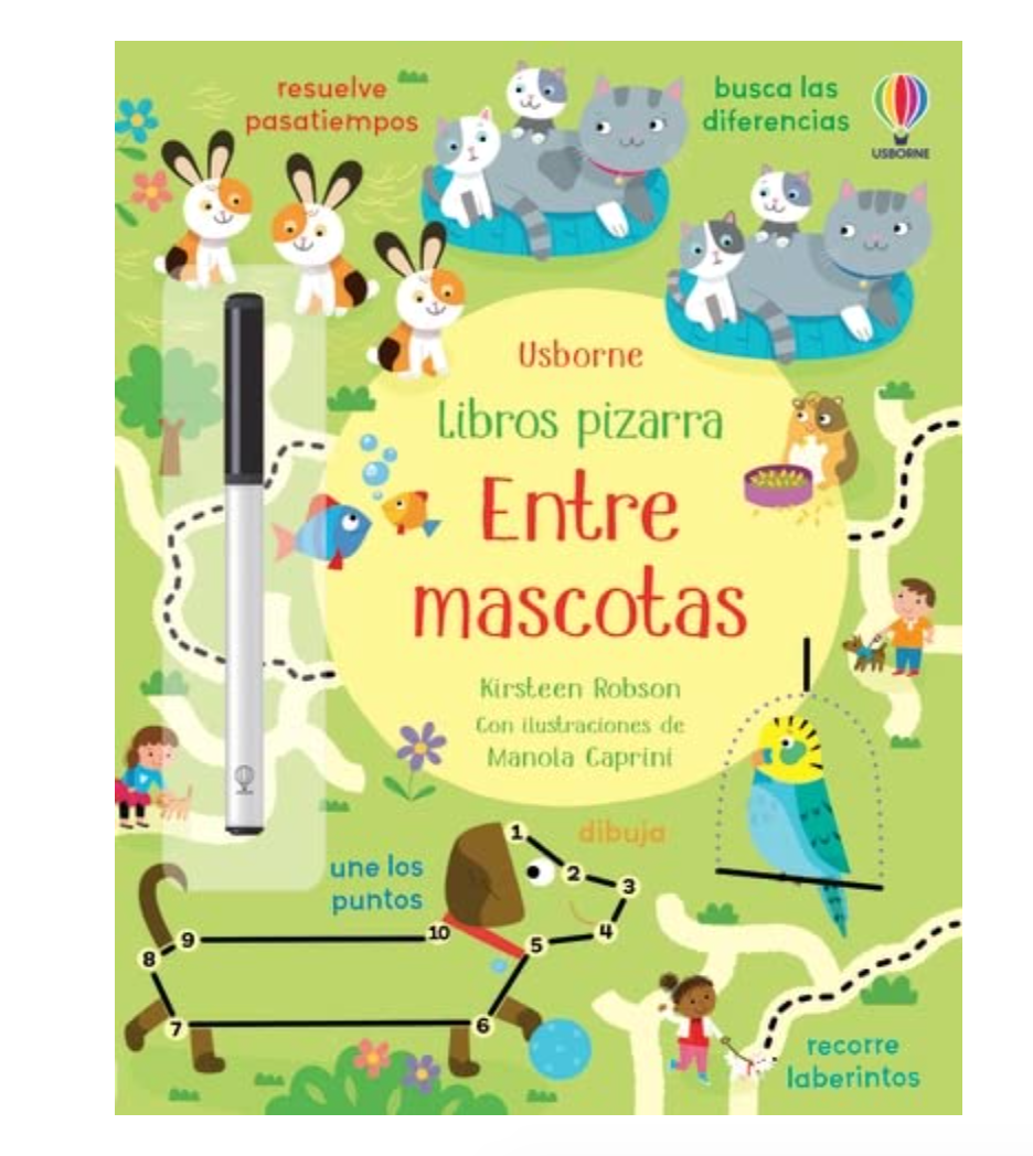 Libro pizarra - Entre mascotas
